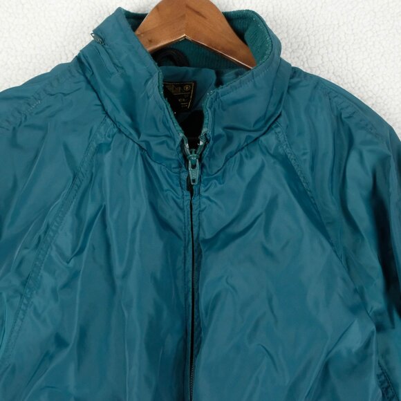 Vintage Eddie Bauer Jacket Mens Extra Large Blue Windbreaker Lightweight 80s - Picture 2 of 13